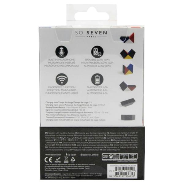 So Seven 6W Origami Wireless Speaker - SSSSP001
