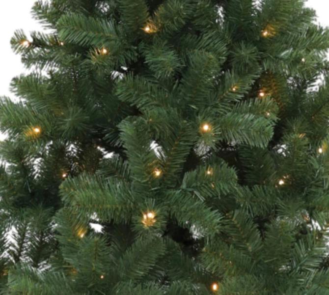 Outdoor Living Winter Fir Green Pre-Lit Artificial Christmas Tree - LED multi function lights