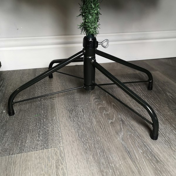 Samuel Alexander 6.5ft (2m) Premier Snow Flocked PVC Spruce Pine Slim Christmas Tree in Green