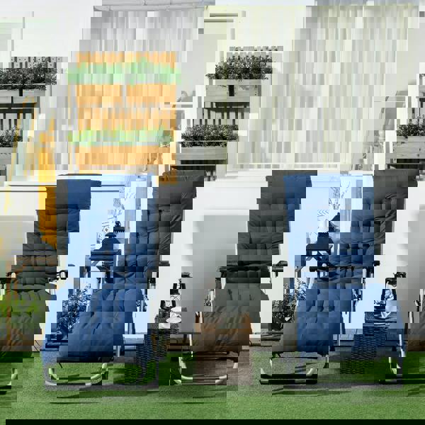 Outdoor Lounge Chair Set