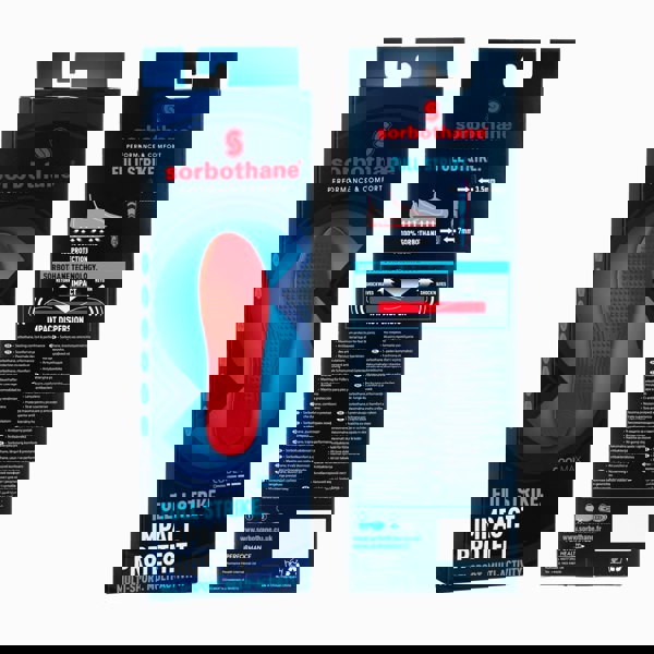 Sorbothane Full Strike Insoles - Packaging