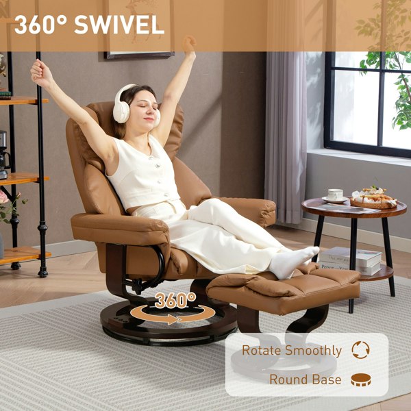 Recliner with Ottoman