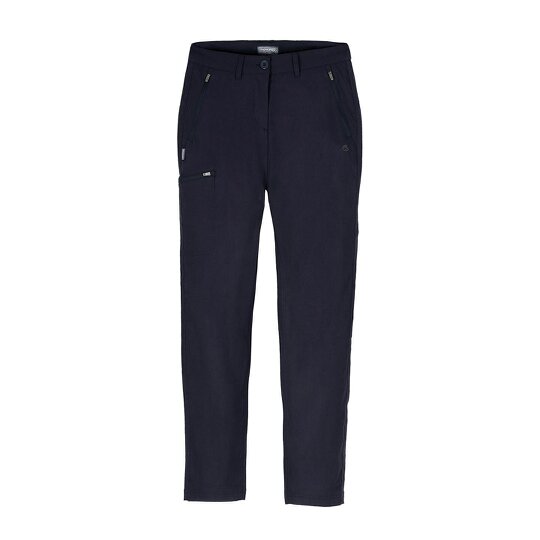 Craghoppers Womens Kiwi Pro Stretch Trousers - Dark Navy - 10 UK R - Dark Navy - 96% Polyamide/4% Elastane