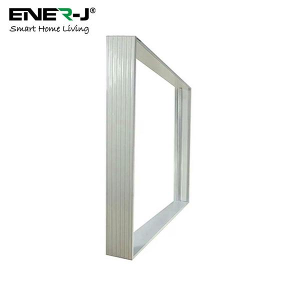 ENER-J LED Panel Foldable Screwless Surface Mounting Frame Box Kit for 60x60 Ceiling Panel, White Body