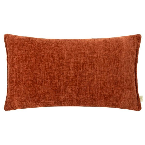 Evans Lichfield Buxton Reversible Rectangular Cushion Cover - Burnt Orange