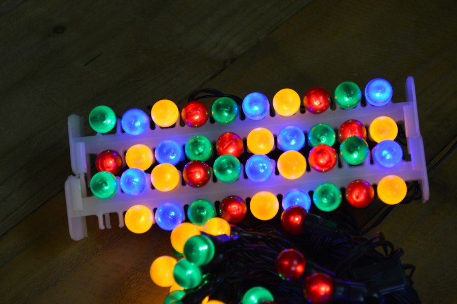Samuel Alexander 10m 100 LED Premier Multi Action Outdoor Pearl Christmas Lights Multi Coloured