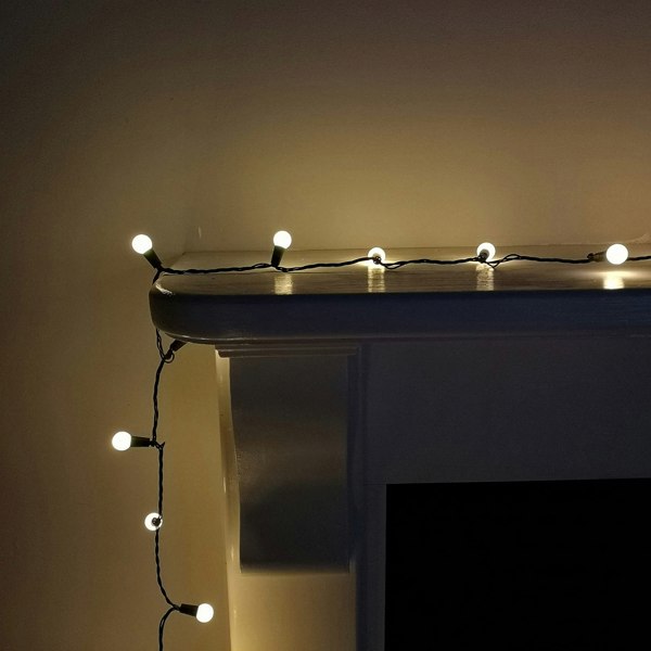 Samuel Alexander 10m 100 LED Multi Action Outdoor Pearl Christmas Lights Warm White