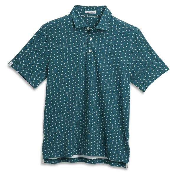 Mini Floral Polo AM1065 Lagoon