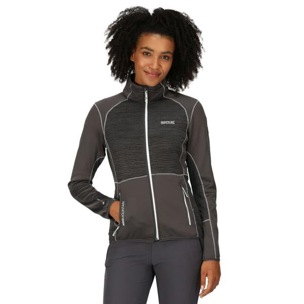 Regatta Womens/Ladies Yare VII Marl Full Zip Soft Shell Jacket - Seal Grey - 