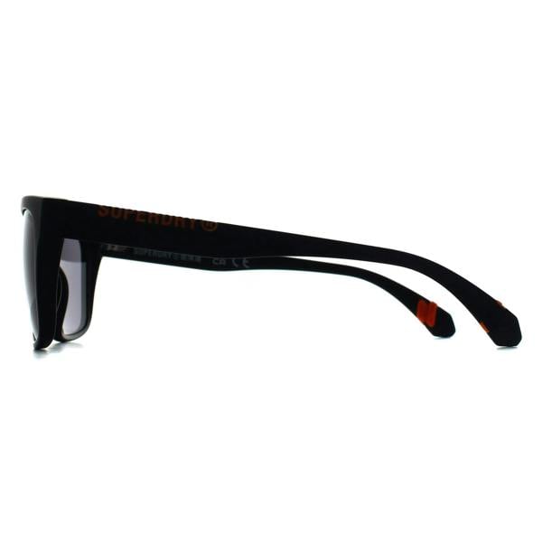 Superdry Sunglasses SDS-5009 104A Shiny Black Silver Mirror