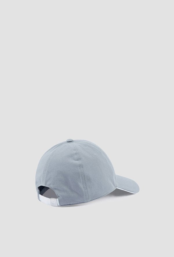 Paul & Shark Men's Baseball Cap with Contrast Piping - Grey