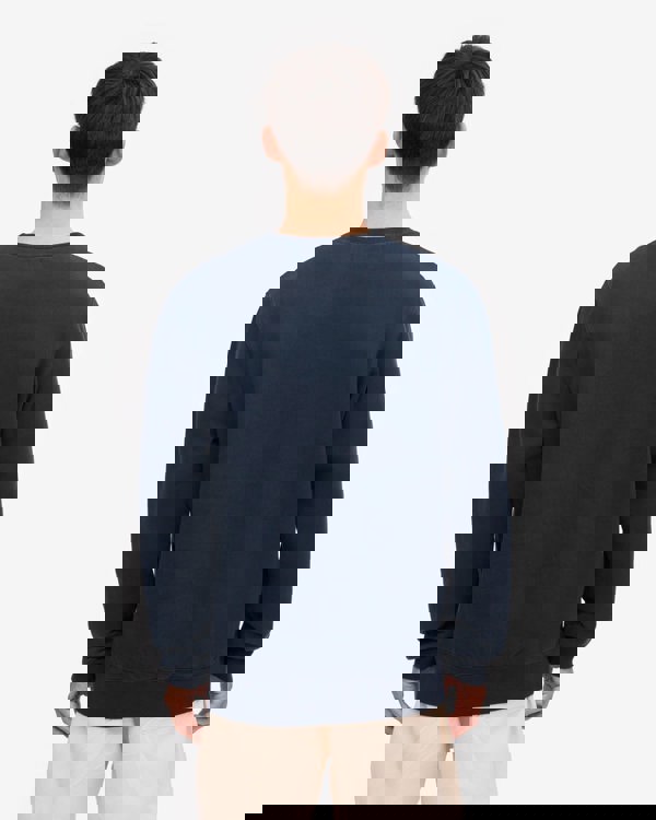 Colorful Standard Mens Classic Organic Crew Neck Sweatshirt - Navy Blue