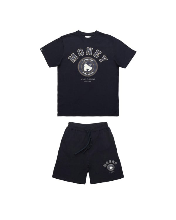 Money College Twin Set Navy