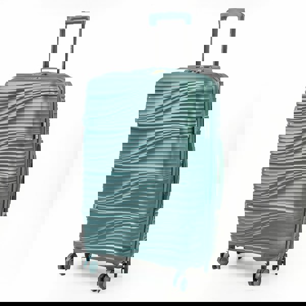 Pierre Cardin Riviera Hard Travel Suitcase 8 Spinner Wheeled Luggage with TSA Locks