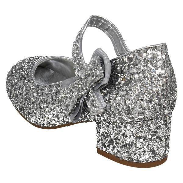 Spot On Girls Spot On Block Heel Party Shoes H3086