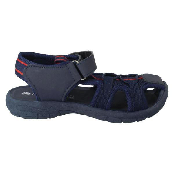 Spot On Boys Spot On Elastic Lace Hook and Loop Strap Casual Sandals N0074
