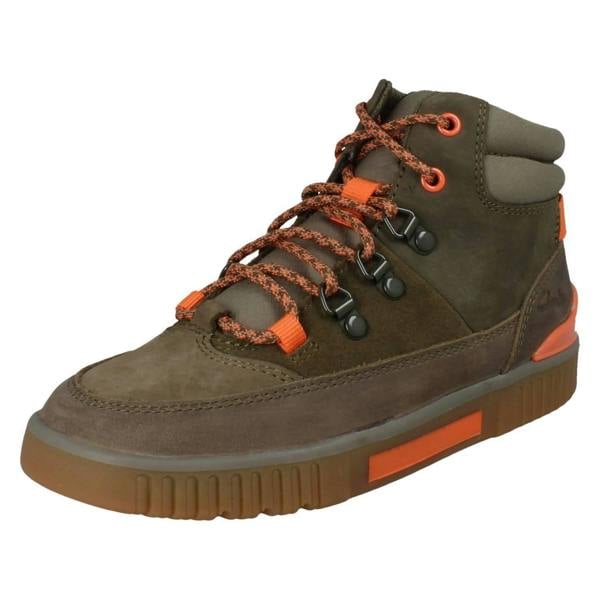 Clarks Boys Clarks Colour-Pop Sporty Ankle Boots Oslo Trail