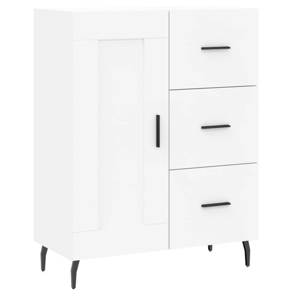 Berkfield Highboard White 69.5x34x180 cm Engineered Wood