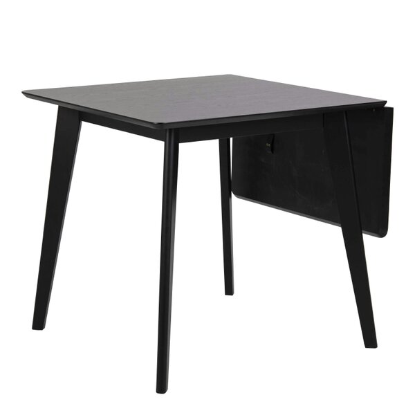 Wyld Haus Saffron Extending Black Wooden Dining Table