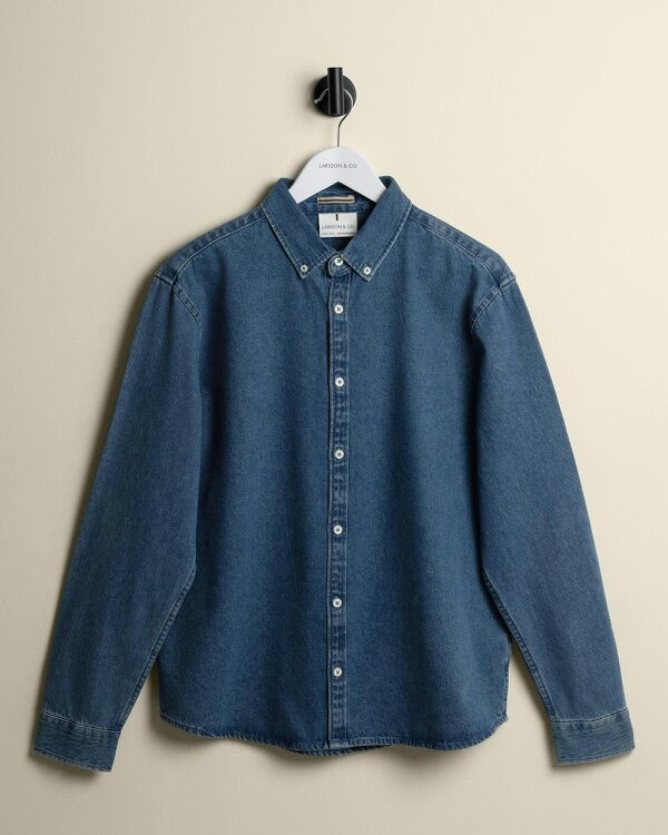 Larsson & Co Freddie - Denim Long Sleeve Shirt