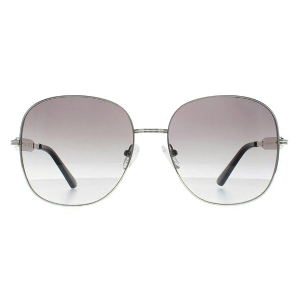 Guess Sunglasses GF6190 10B Shiny Light Nickeltin Grey Gradient
