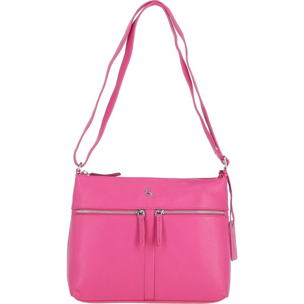 'Mourne' Sleek Real Leather Shoulder Bag: mourne