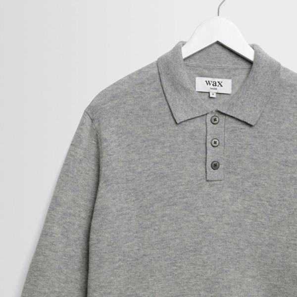 Wax London Lawrie Soft Merino Wool Polo