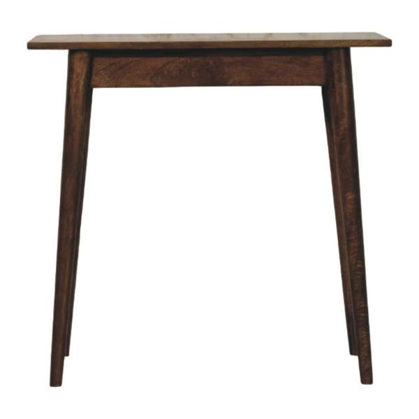 Artisan Furniture Solid Wood Nordic Writing Desk in Classic Grey