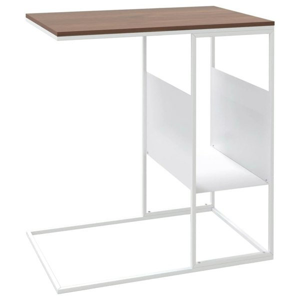 Berkfield Side Table white 55x36x59.5 cm Engineered Wood