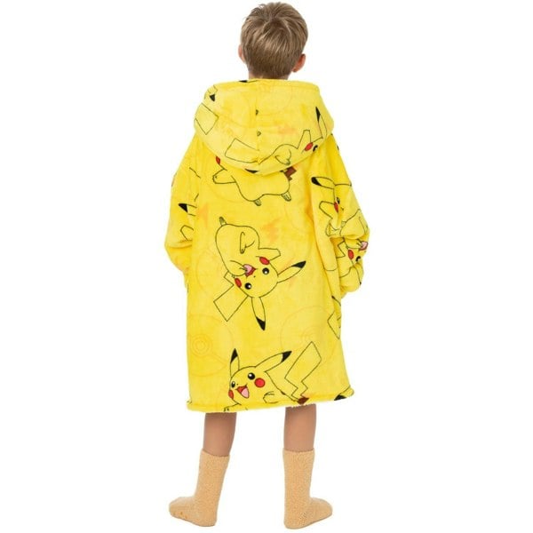 Pokemon Children's Pikachu Oversized Hoodie Blanket - Yellow