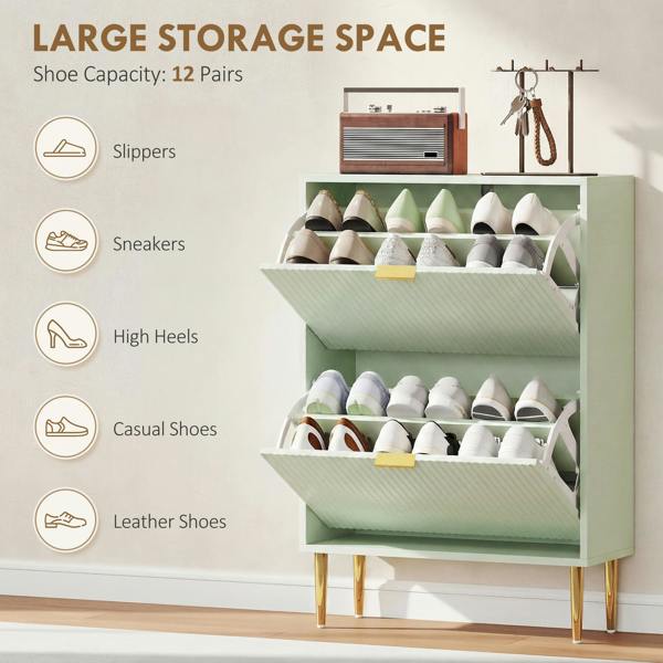 Flip-down Shoe Cabinet