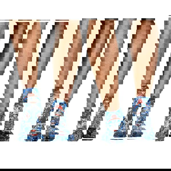 Jemsox Wigglesteps 4-Pack Art Sneaker Socks | Street Style Meets Art Culture