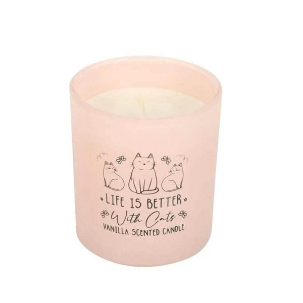 Bobobiy Life Is Better With Cats Vanilla Candle