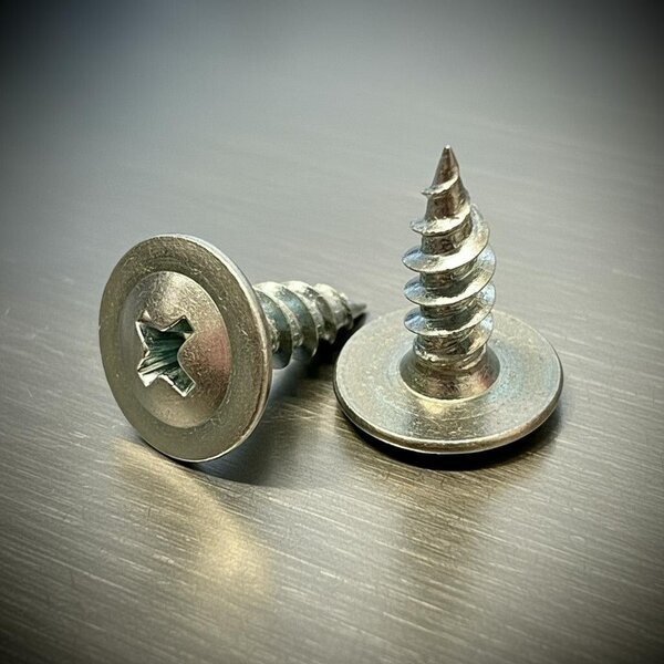 Fixaball Drywall Screws BZP Zinc Wafer Sharp Point CE