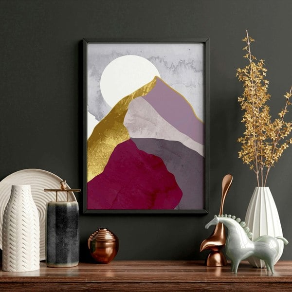 Scandi prints for home office | set of 3 framed wall art