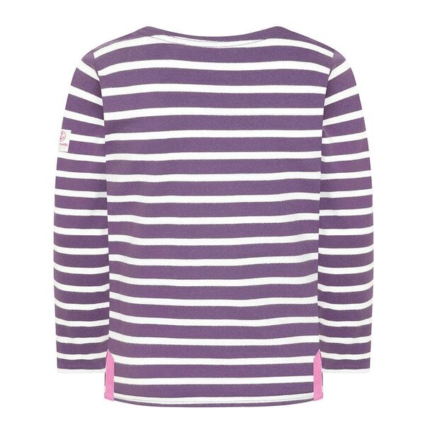 Lazy Jacks LJ97C - Girls Long Sleeve Top - Loganberry