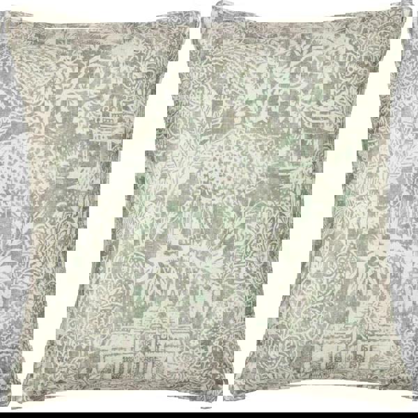 Wylder Chenille Bengal Tiger Cushion Cover - Sage