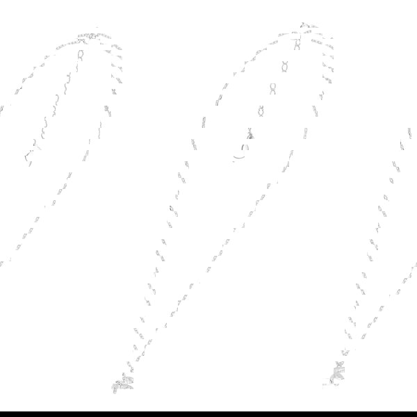 Mylee London Tortoise Silver Necklace - Personalised
