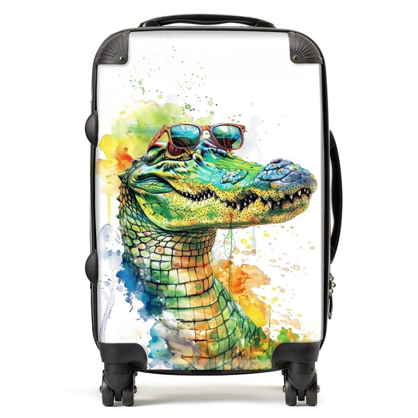 Warren Reed Cool Crocodile Suitcase