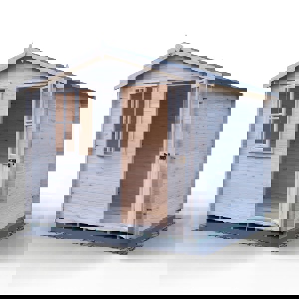 Shire Avesbury 9x9 Log Cabin 19mm interlock  Cladding - Best Shed