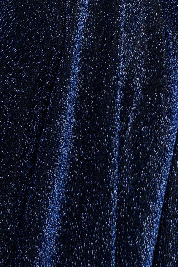 Sparkle Lurex Wrap Mini Skater Dress - Navy Blue DR3315