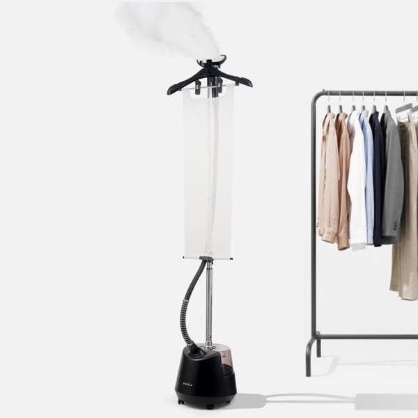 Fridja f1200 Clothes Steamer Pro - Powerful 2200W Garment Steamer, 3L Tank, Dual Steam, Ideal for Clothes, Curtains and All Fabrics