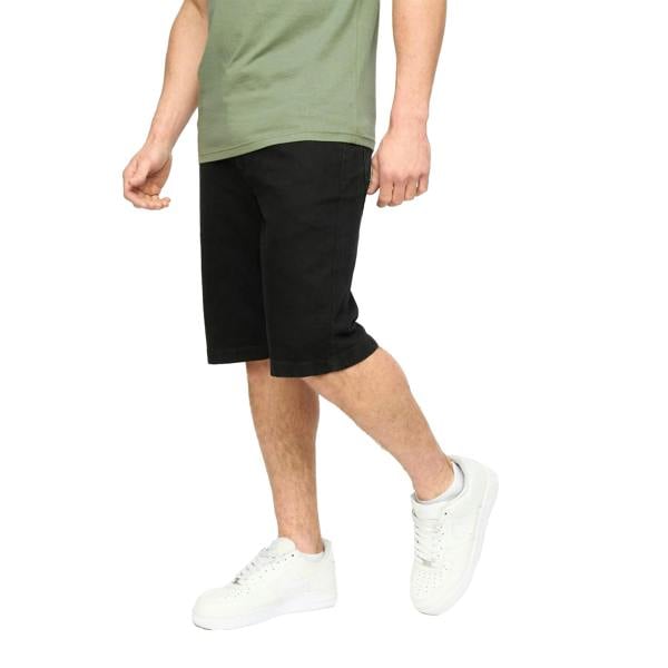 Crosshatch Mens Kamaline Denim Shorts - Black Wash - 