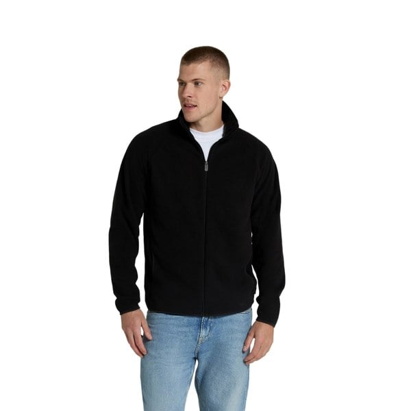 Mountain Warehouse Mens Stockholm Full Zip Fleece Jacket - Jet Black