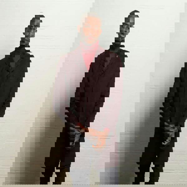 Gabicci V55GJ06 Mens Winston Melton Overcoat. Gabicci Vintage - MULBERRY