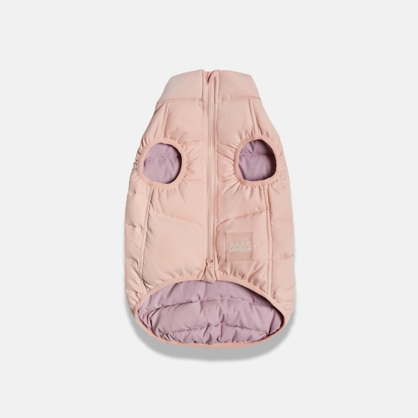 Reversible Puffer by Barc London, Pink and Lilac, with zip fastening