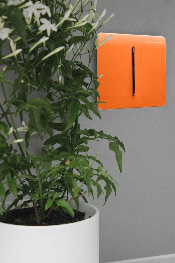 Trendi Switch 1 Gang 1 or 2 way Rocker Light Switch in Sunset Orange