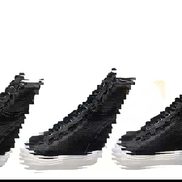 HX London Ilford High Top Leather Trainers