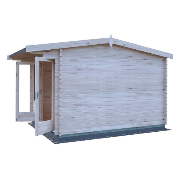 Shire Marlborough 12Gx10 Log Cabin 28mm interlock cladding - Best Shed