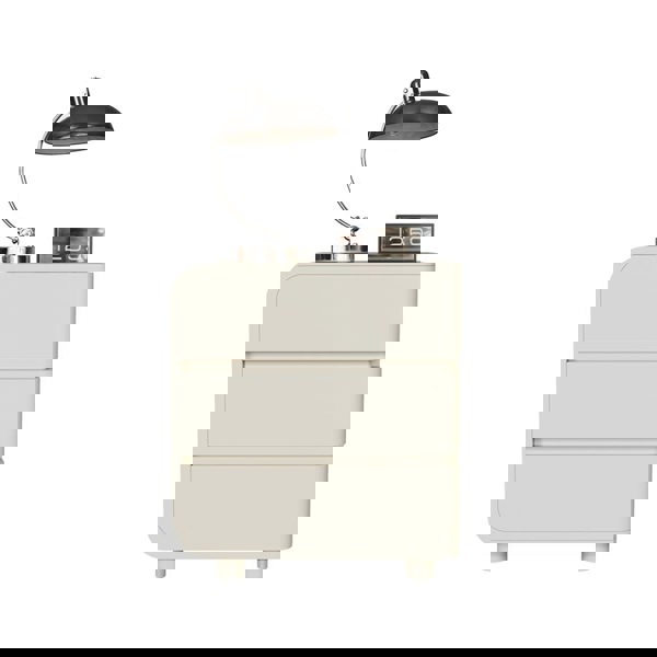 Meg Bedside Table, Cream-Rit Concept-Rit Concept